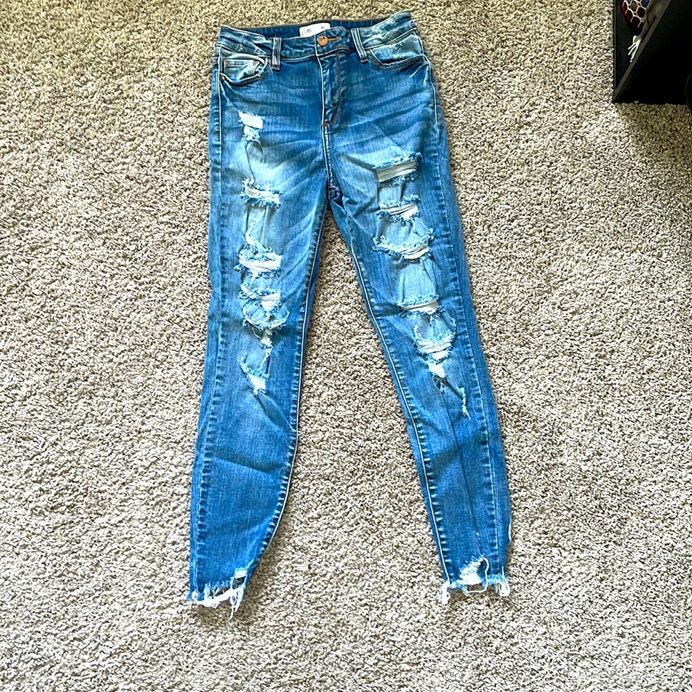 Cello Distressed Skinny Jean